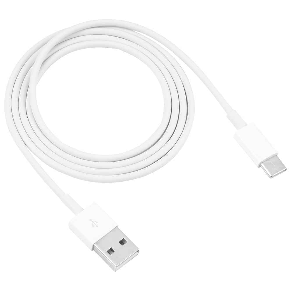 Uniqbuy For 2A USB to USB-C / Type-C Data Cable, Cable Length:1m(White)