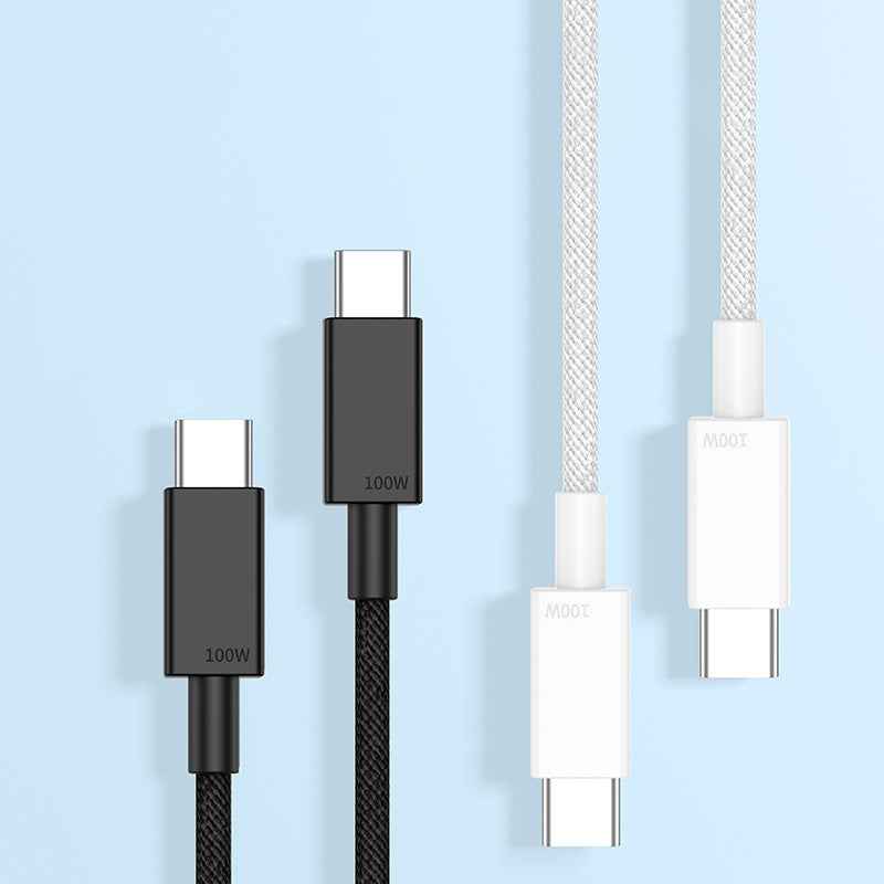 Uniqbuy For 100W USB-C / Type-C to USB-C / Type-C Fast Charging Data Cable, Length:3m(Black)