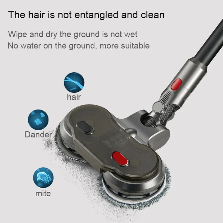 For Dyson V7 / V8 / V10 / V11 X004 Electric Mop Head Wet Towing Household Floor Cleaning Head with Water Tank