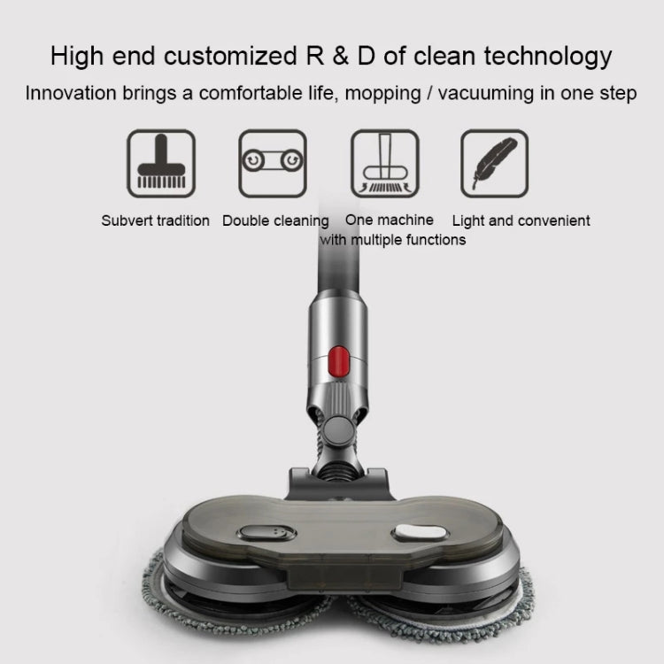 For Dyson V7 / V8 / V10 / V11 X004 Electric Mop Head Wet Towing Household Floor Cleaning Head with Water Tank