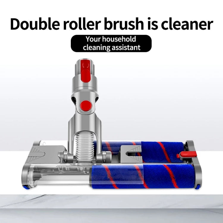 For Dyson V7 / V8 / V10 / V11 Double Roller Brush Universal Electric Floor Brush