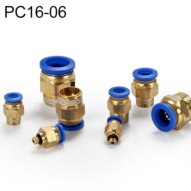 PC16-06 LAIZE PC Male Thread Straight Pneumatic Quick Fitting Connector