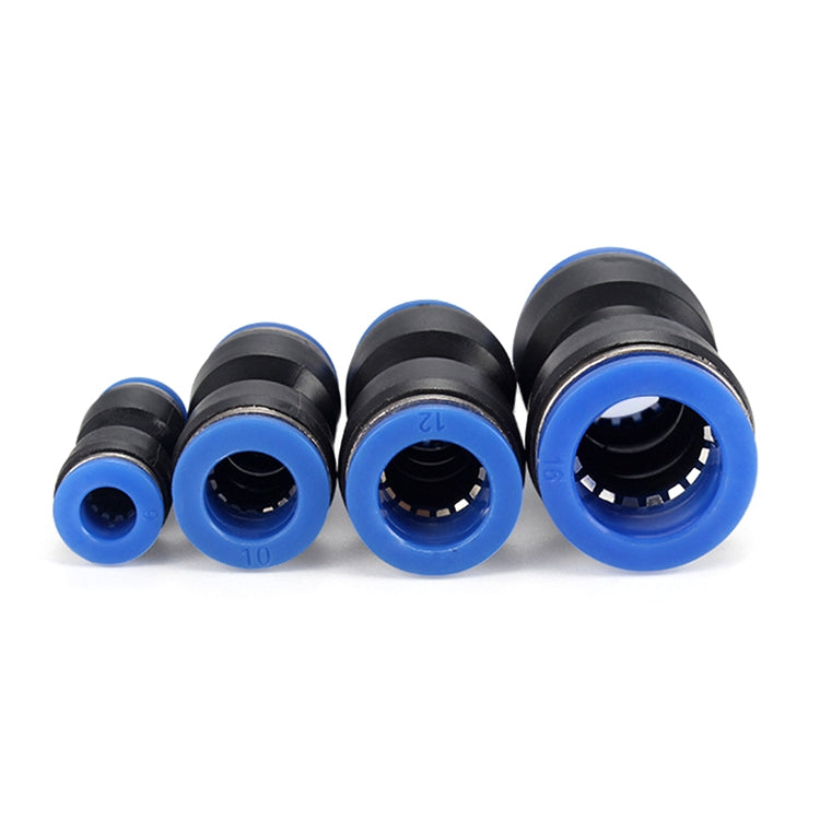 PU-12 LAIZE 10pcs PU Plastic Straight Pneumatic Quick Fitting Connector