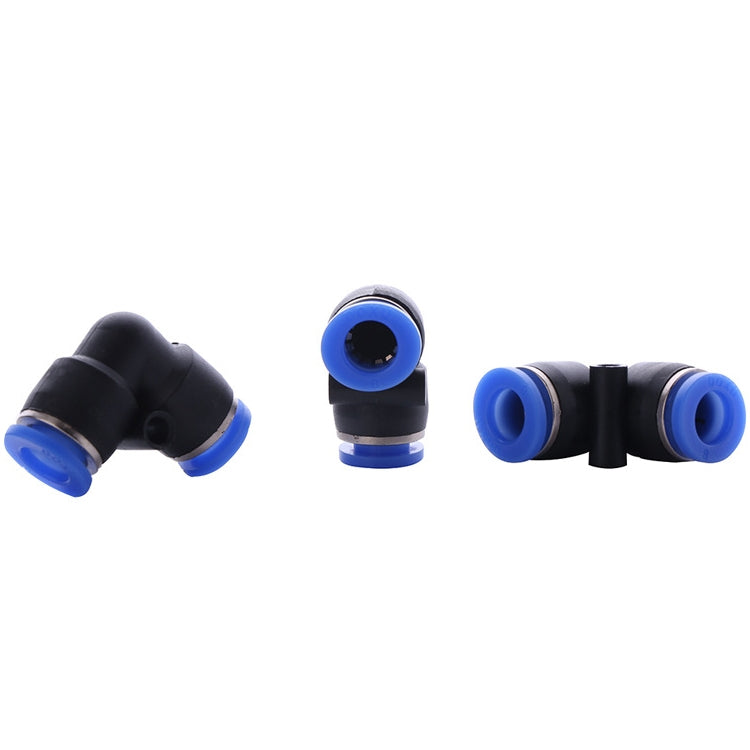 PV-4 LAIZE 10pcs Plastic Elbow Pneumatic Quick Fitting Connector