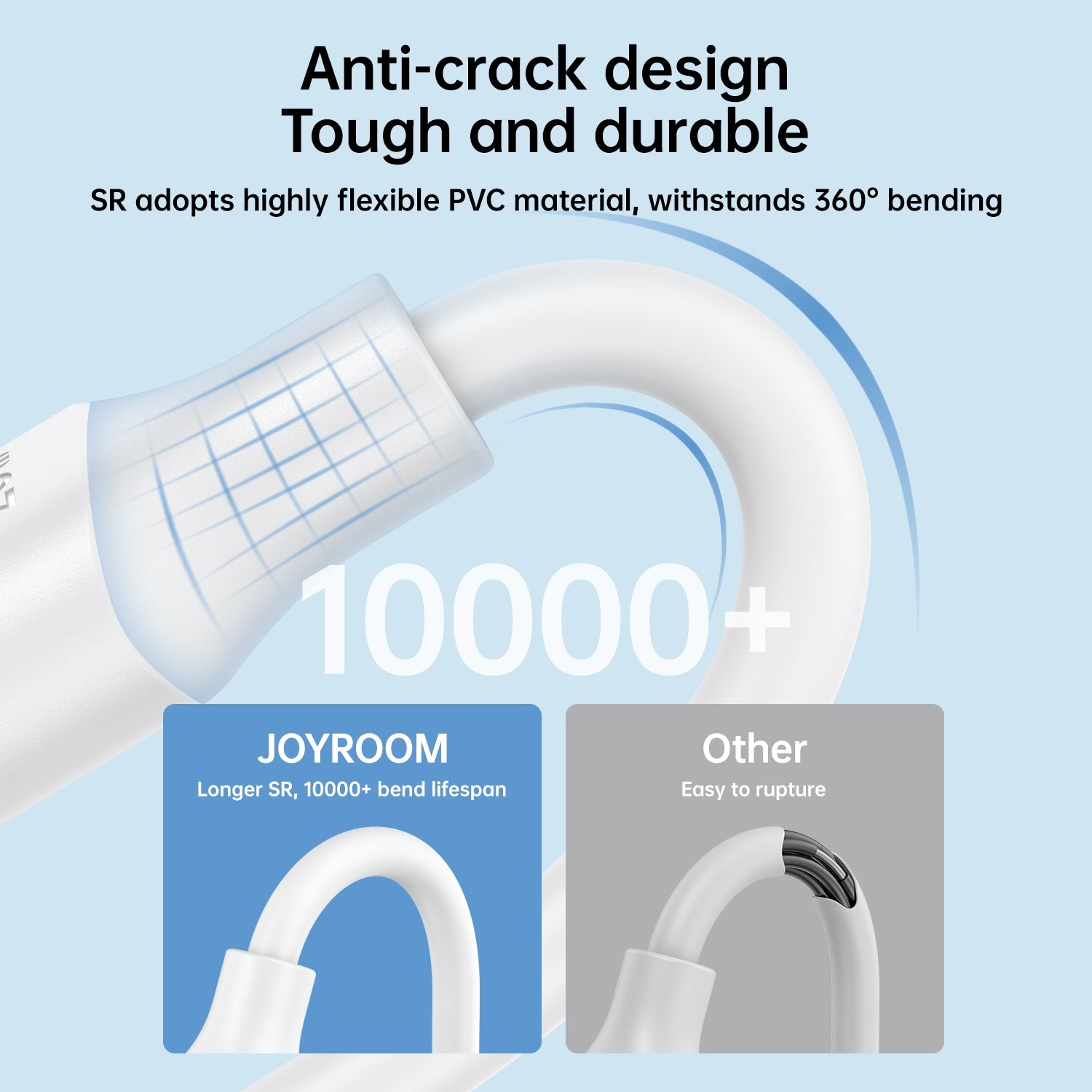 JOYROOM S-UM018A9 2.4A USB to Micro USB Fast Charging Data Cable, Length:1m(Black)