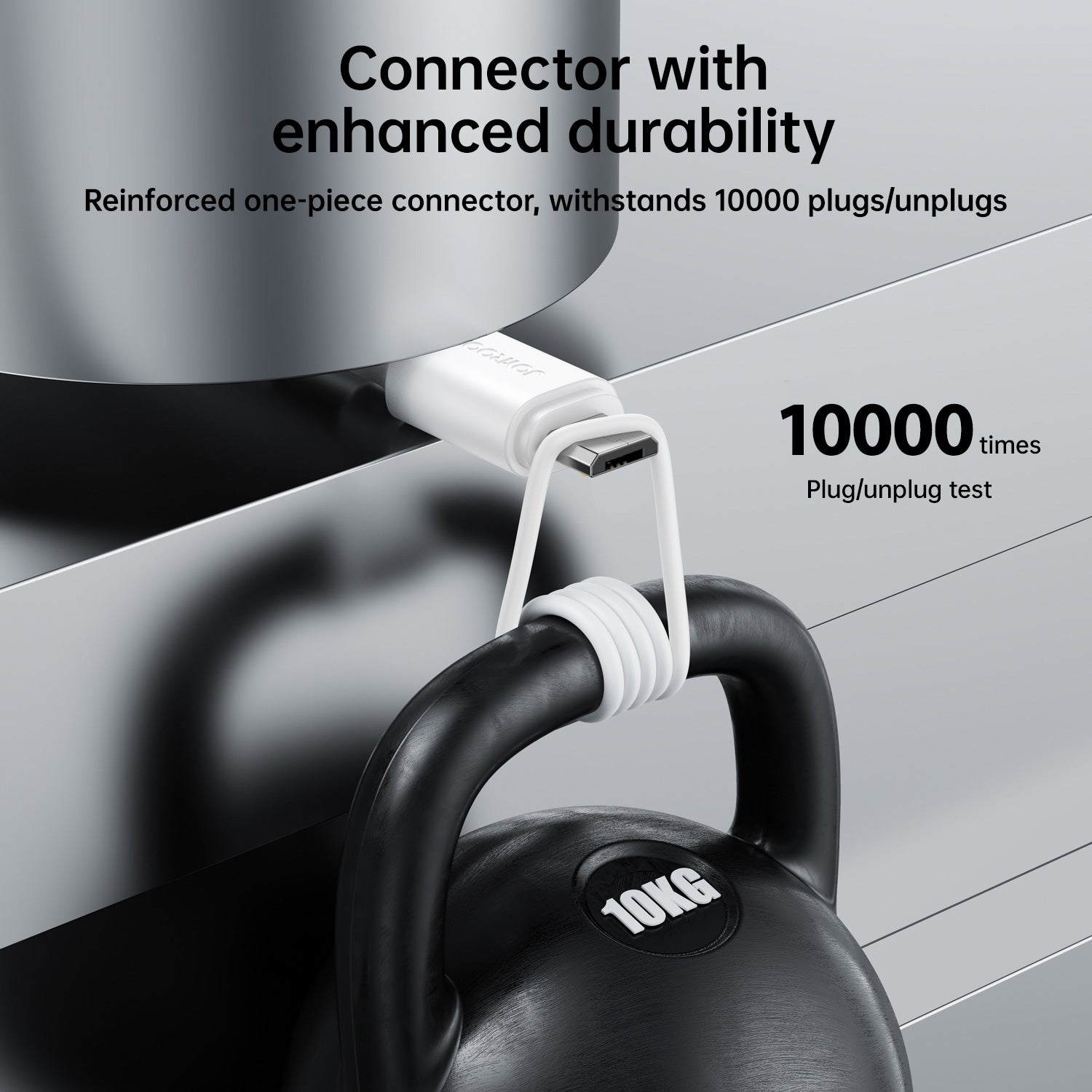 JOYROOM S-UM018A9 2.4A USB to Micro USB Fast Charging Data Cable, Length:1m(Black)