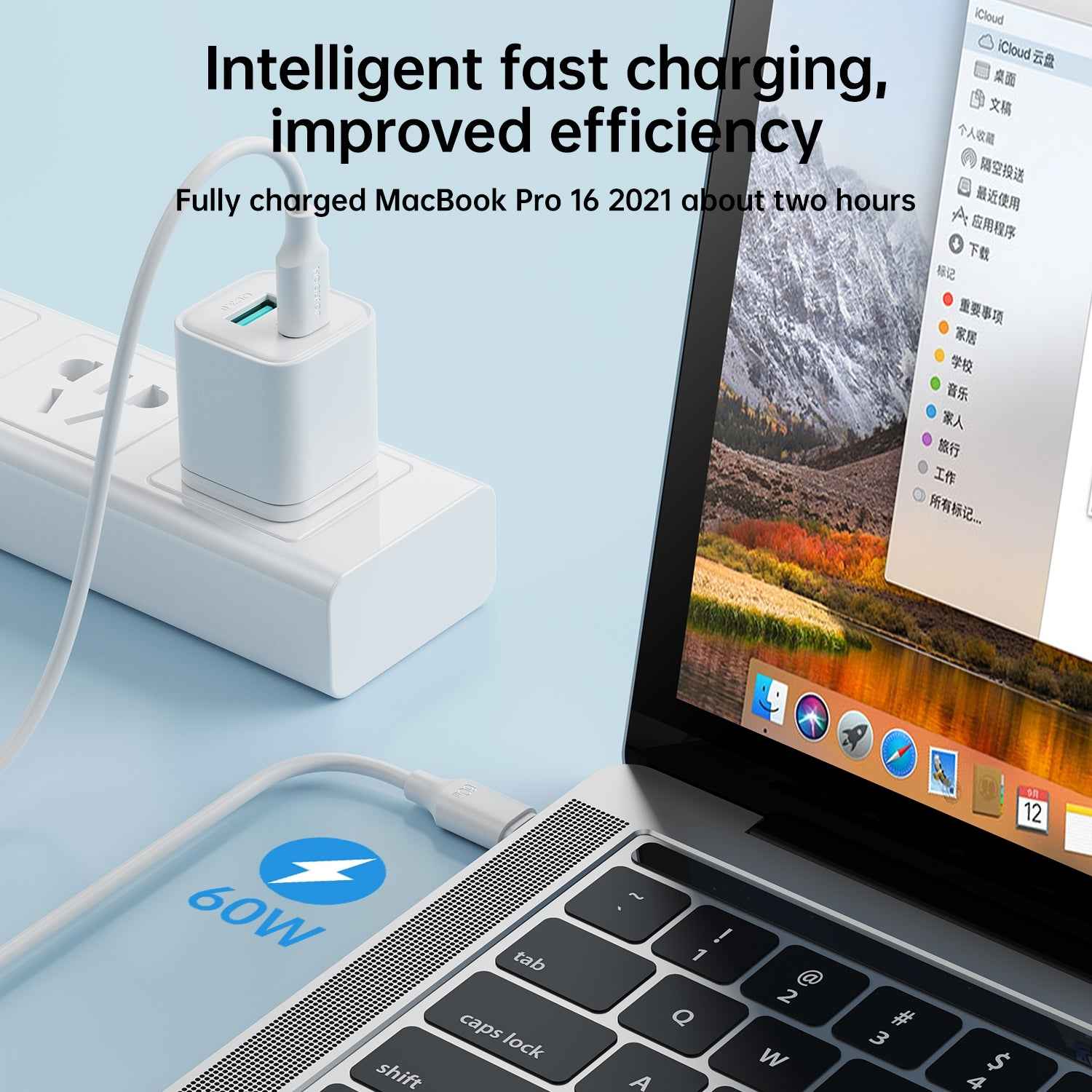 Uniqbuy For JOYROOM S-CC060A9 60W USB-C/Type-C to USB-C/Type-C Fast Charging Data Cable, Length: 1m(Black)