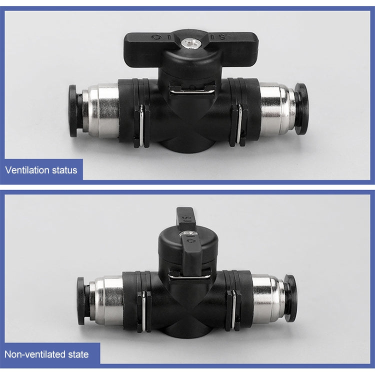 BUC-4 LAIZE Manual Valve Pneumatic Quick Fitting Connector