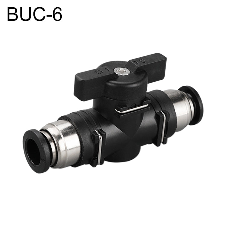 BUC-6 LAIZE Manual Valve Pneumatic Quick Fitting Connector