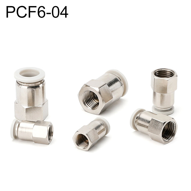 PCF6-04 LAIZE Female Thread Straight Pneumatic Quick Fitting Connector