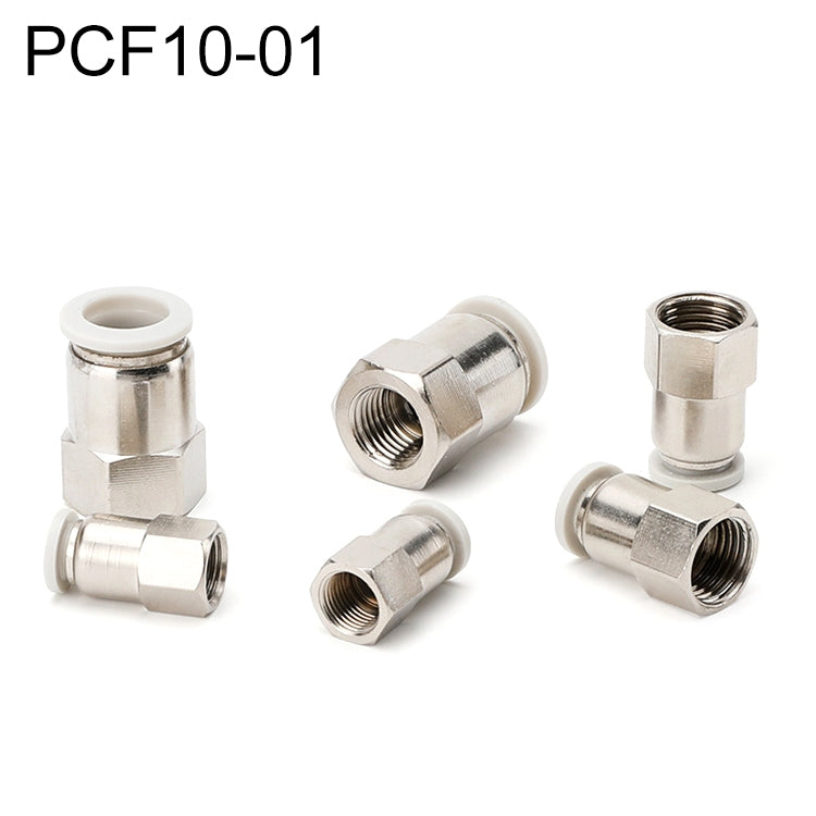 PCF10-01 LAIZE Female Thread Straight Pneumatic Quick Fitting Connector