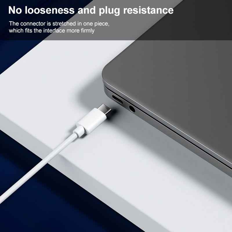 Uniqbuy For For Huawei MateBook Laptop Fast Charging Cable 65W Dual Type-C Interface Charging Data Cable Length:1.5m
