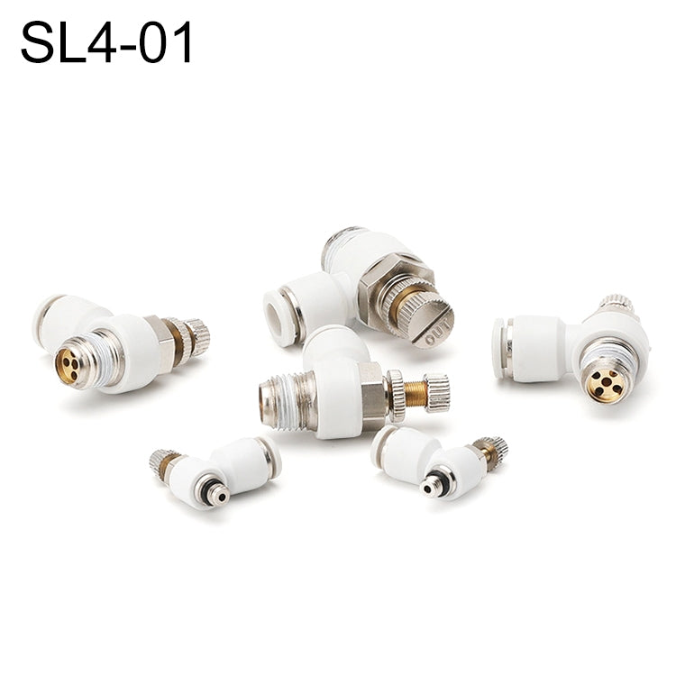 SL4-01 LAIZE SL Throttle Valve Elbow Pneumatic Quick Connector