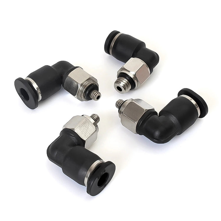 PL4-M3C LAIZE 2pcs Nickel Plated Copper Mini Pneumatic Quick Connector