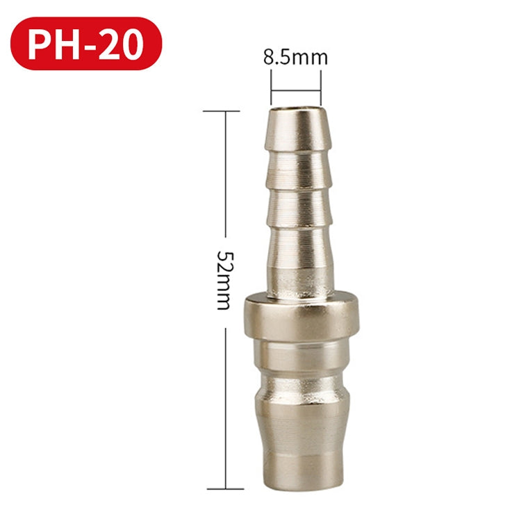 LAIZE PH-20 10pcs C-type Self-lock Pneumatic Quick Fitting Connector