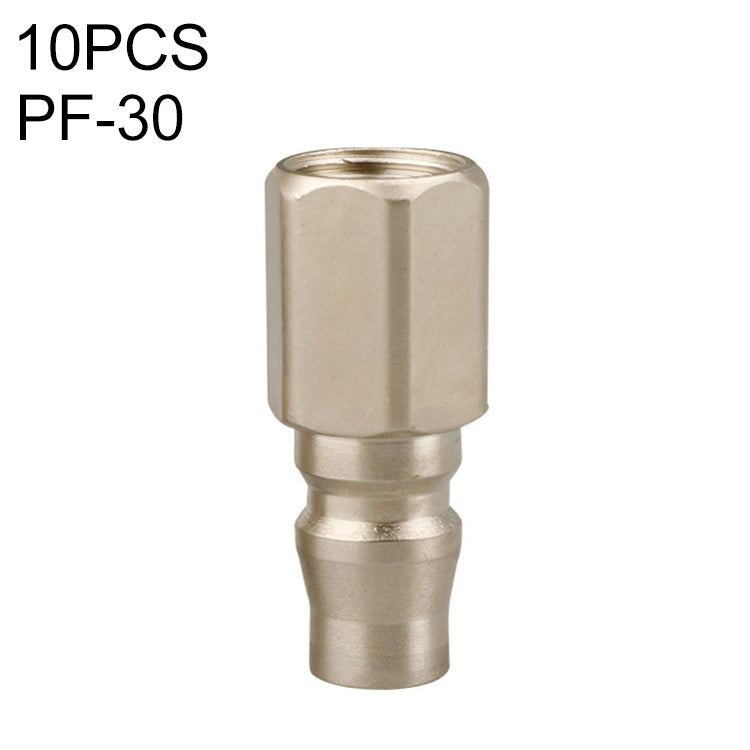 LAIZE PF-30 10pcs C-type Self-lock Pneumatic Quick Fitting Connector