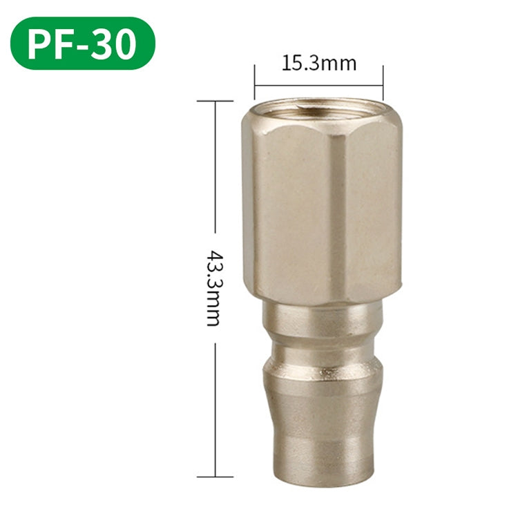 LAIZE PF-30 10pcs C-type Self-lock Pneumatic Quick Fitting Connector