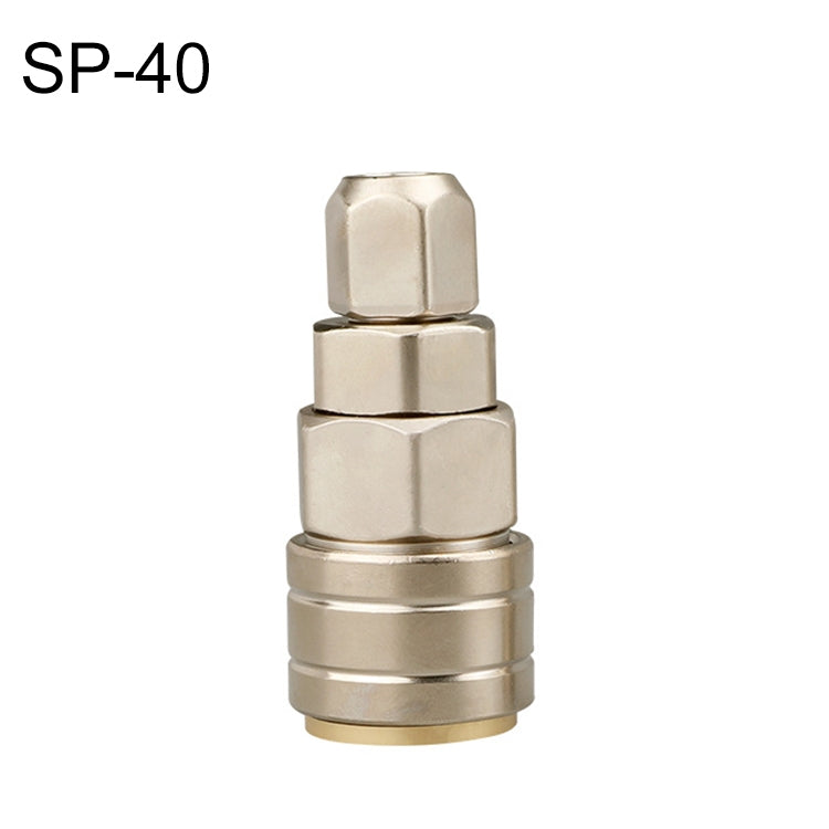 LAIZE SP-40 10pcs C-type Self-lock Pneumatic Quick Fitting Connector