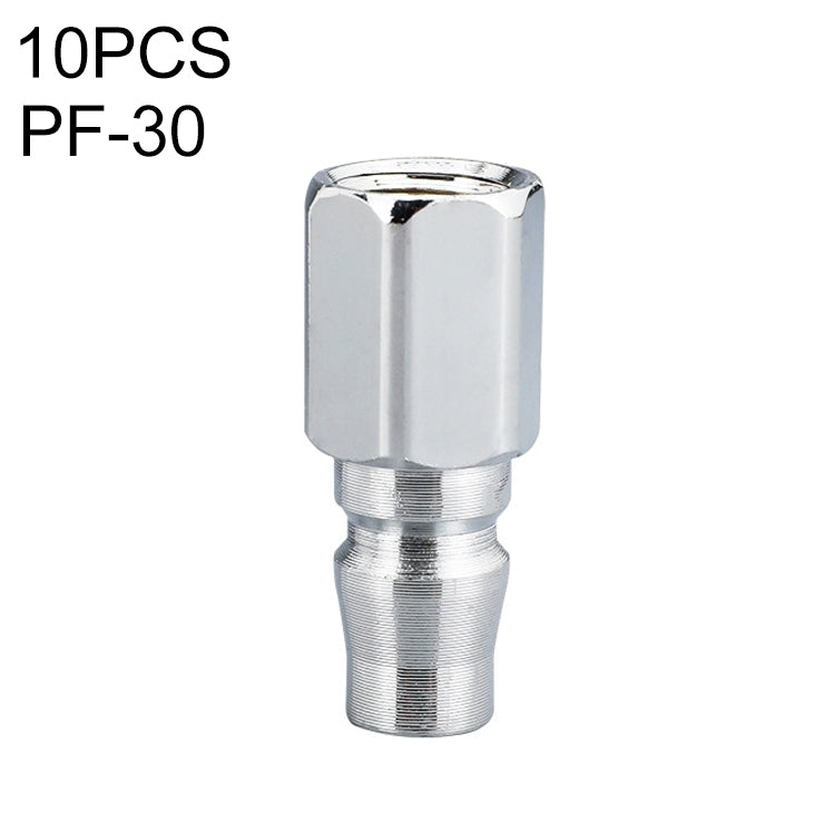 LAIZE PF-30 10pcs C-type Self-lock Air Tube Pneumatic Quick Fitting Connector