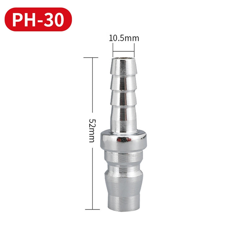 LAIZE PH-30 10pcs C-type Self-lock Air Tube Pneumatic Quick Fitting Connector