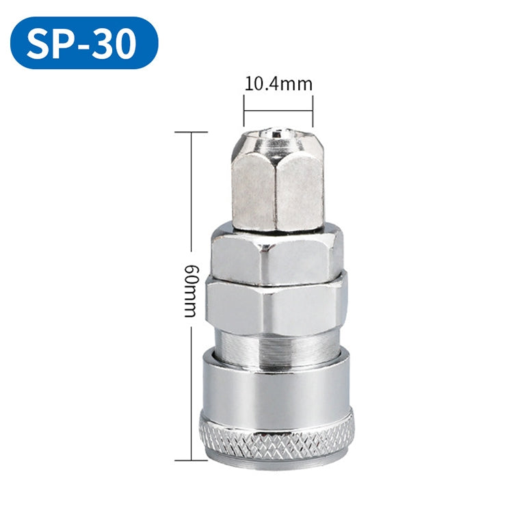 LAIZE SP-30 10pcs C-type Self-lock Air Tube Pneumatic Quick Fitting Connector