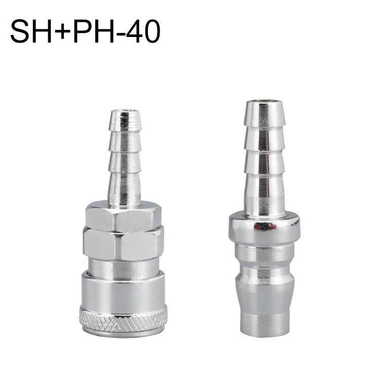 LAIZE SH+PH-40 10pcs C-type Self-lock Air Tube Pneumatic Quick Fitting Connector