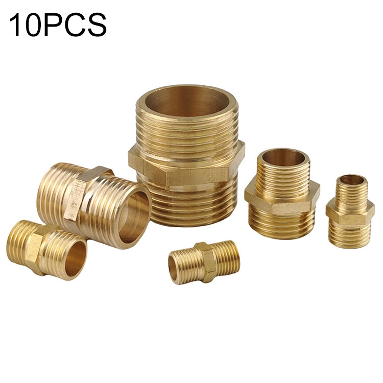 LAIZE 10pcs External Internal Connection Reducing Internal Thread External Thread, Caliber:1 Point