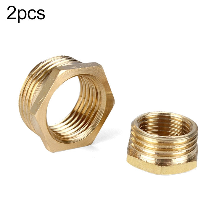 LAIZE 2pcs Compensation External Internal Connection Reducing Internal Thread External Thread, Caliber:2 Point-4 Point