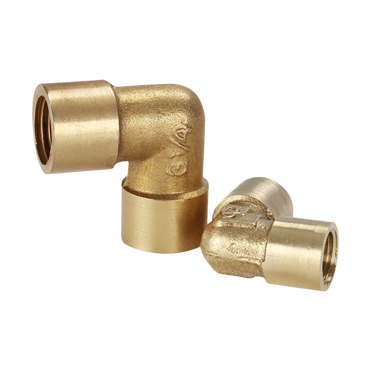 LAIZE Internal Thread Plumbing Copper Pipe Fittings, Caliber:2 Point(Elbow)