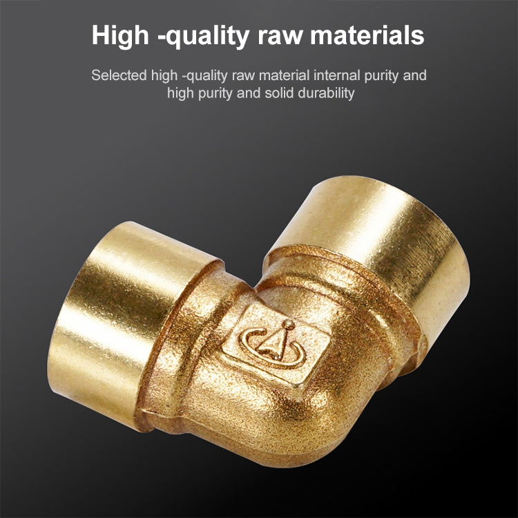 LAIZE Internal Thread Plumbing Copper Pipe Fittings, Caliber:3 Point(Elbow)