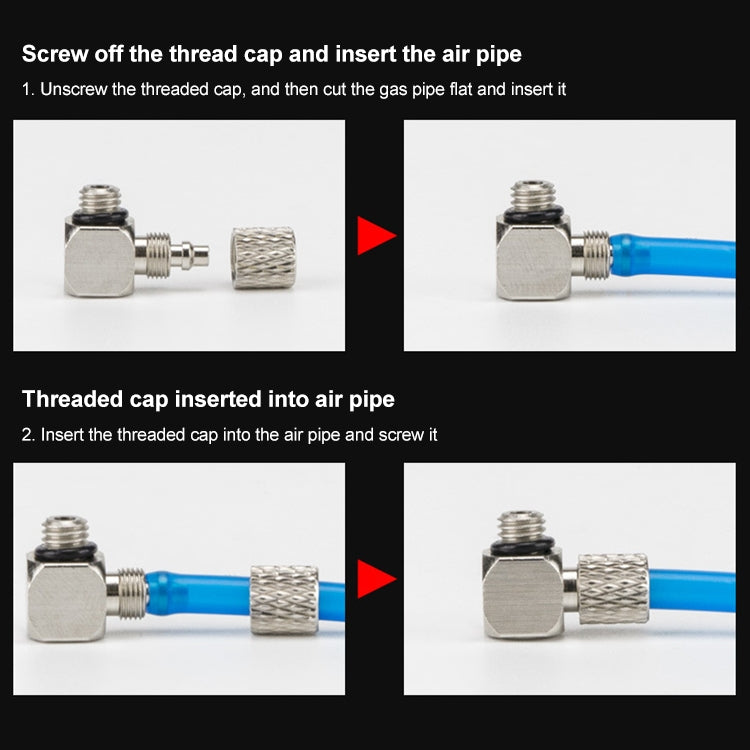 PL4-M6 LAIZE 10pcs Micro Trachea Quick Connector