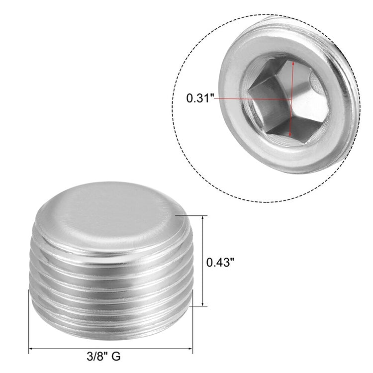 LAIZE 10pcs Iron Plug Connector Accessories, Caliber:2 Point