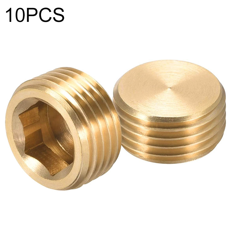 LAIZE 10pcs Copper Plug Connector Accessories, Caliber:2 Point