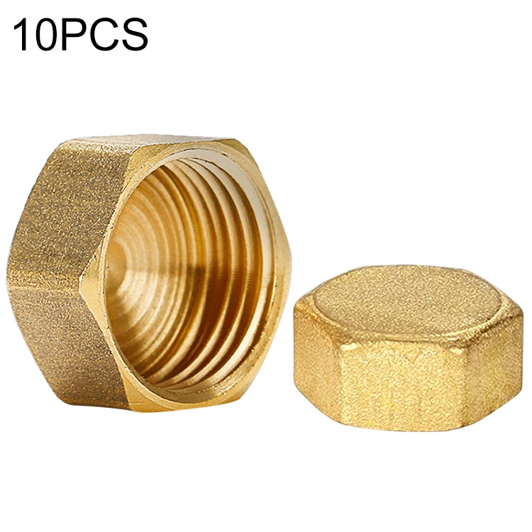 LAIZE 10pcs Hexagon Plug Female Thread, Caliber:1 Point