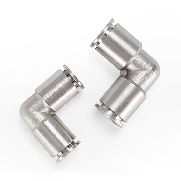 PV-8 LAIZE Nickel Plated Copper Elbow Pneumatic Quick Connector