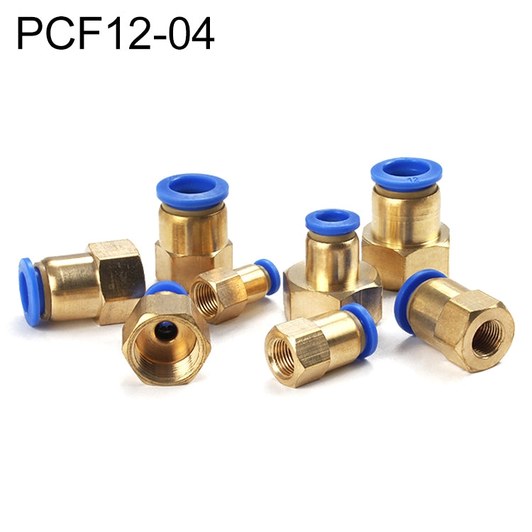 PCF12-04 LAIZE Female Thread Straight Pneumatic Quick Connector