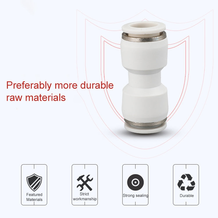 PG10-8 LAIZE 2pcsPG Reducing Straight Pneumatic Quick Fitting Connector