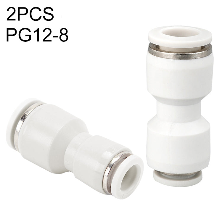 PG12-8 LAIZE 2pcsPG Reducing Straight Pneumatic Quick Fitting Connector