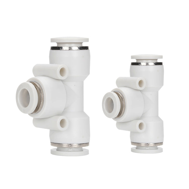 PEG8-4 LAIZE 2pcs PW T-type Tee Reducing Pneumatic Quick Fitting Connector