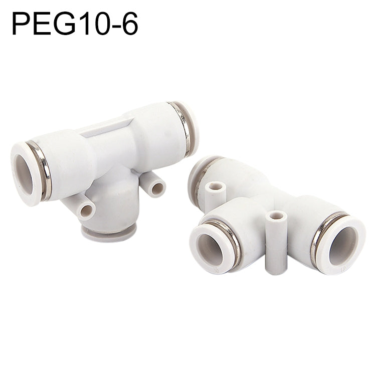 PEG10-6 LAIZE PW T-type Tee Reducing Pneumatic Quick Fitting Connector