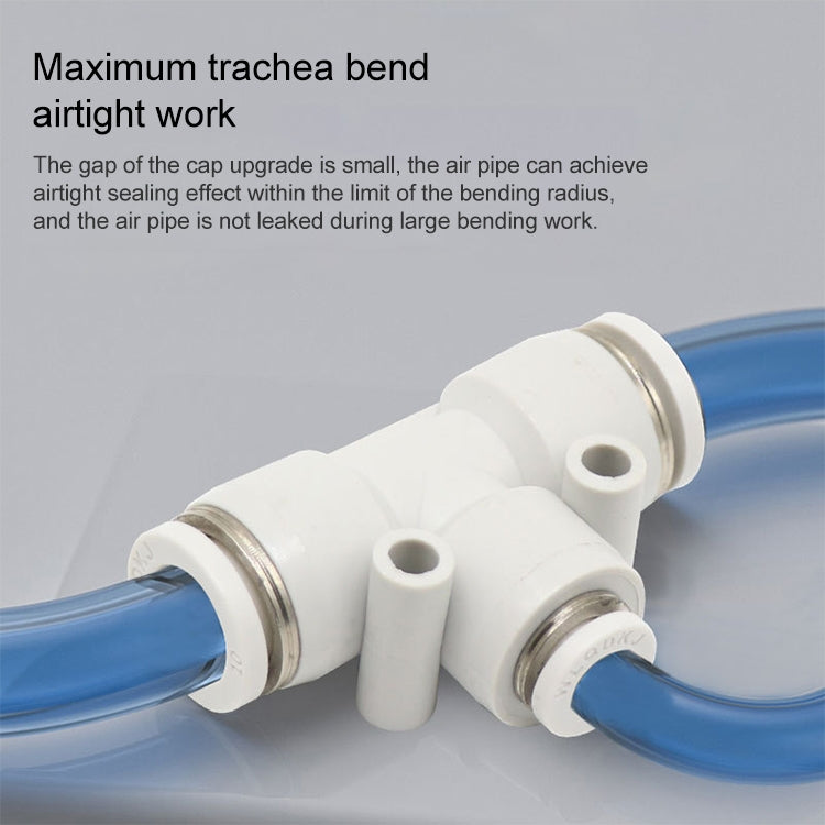 PEG16-12 LAIZE PW T-type Tee Reducing Pneumatic Quick Fitting Connector