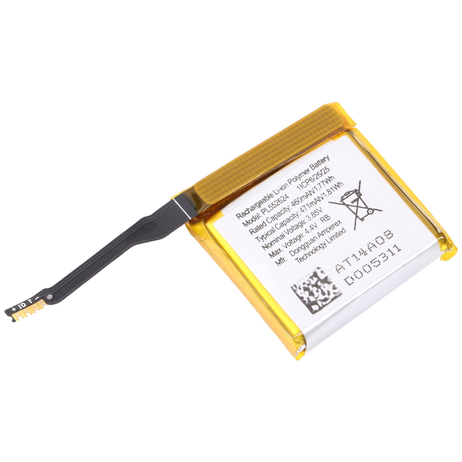 For Huami AMAZFIT GTR2/2e 460mAh PL552624 Battery Replacement
