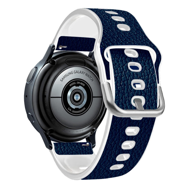 Universal TPU Litchi Texture Leather Watch Band