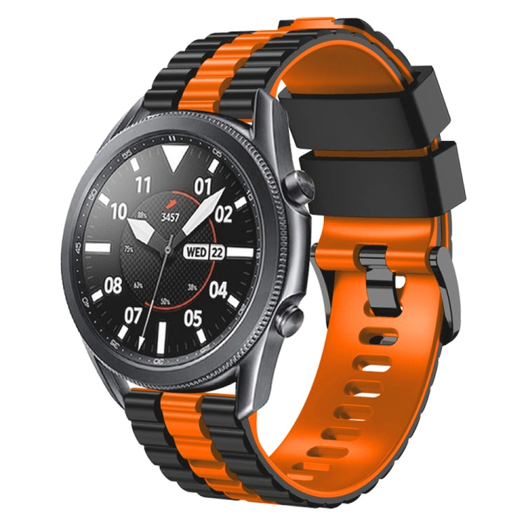 22mm Universal Ocean Style Silicone Two Color Watch Band