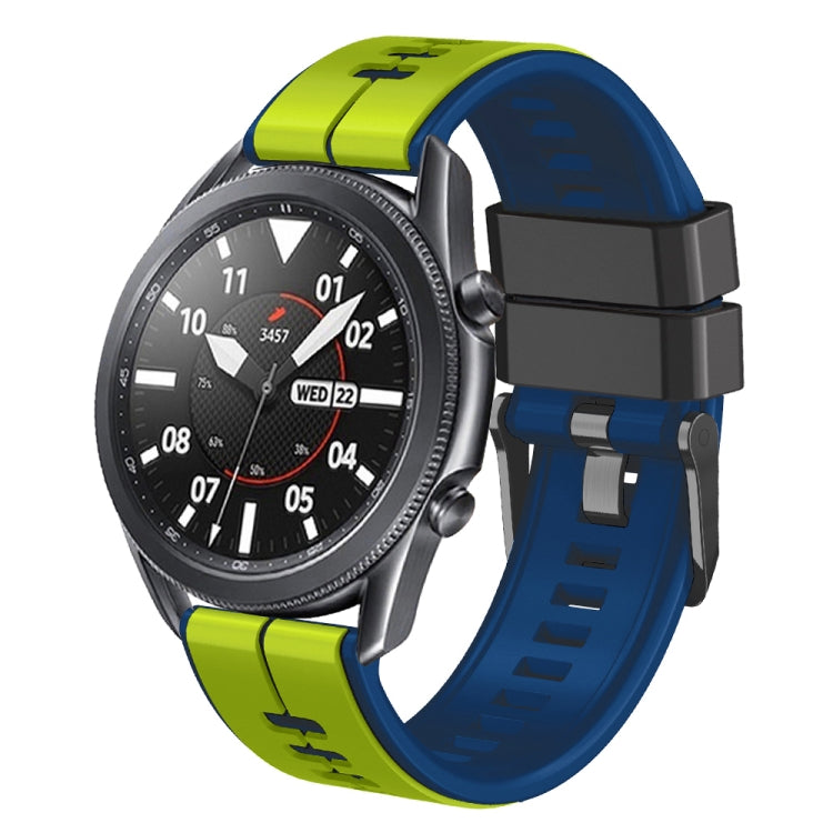 Universal Vertical Line Two-Color Silicone Watch Band