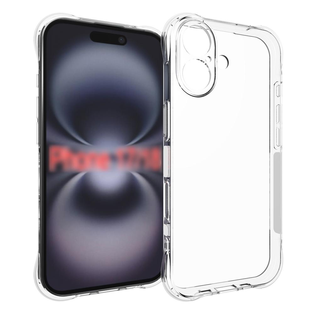 Compatible with iPhone 18 Shockproof Non-slip Thickening TPU Phone Case - Transparent