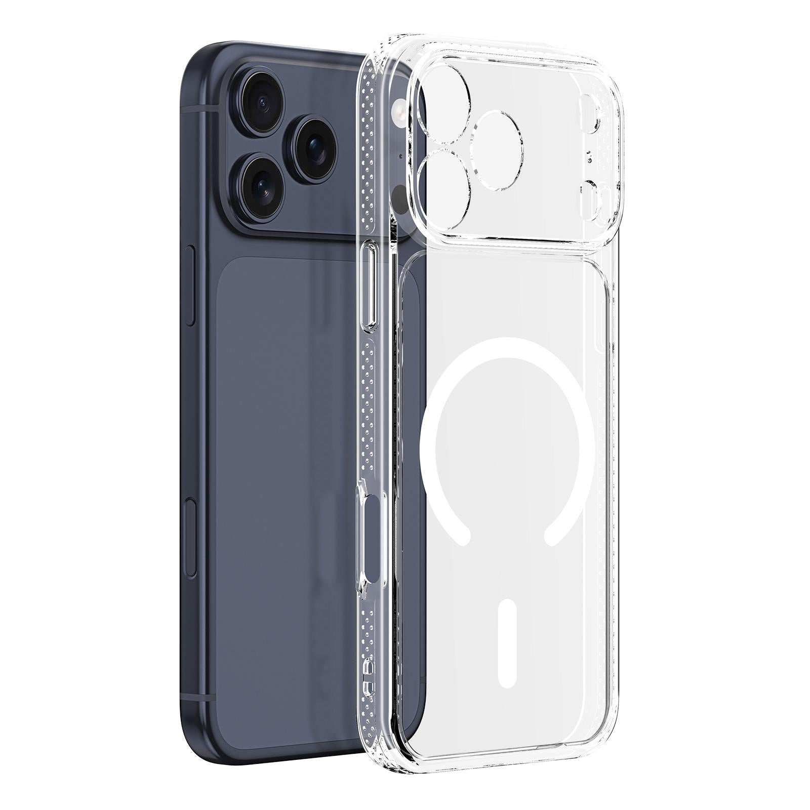 Compatible with iPhone 18 Pro DUX DUCIS Clin Mag Series Magsafe TPU Phone Case - Transparent