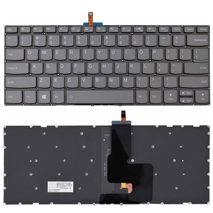 For Lenovo Yoga Flex 5-1470 / Flex 5-1570 US Version Backlight Laptop Keyboard