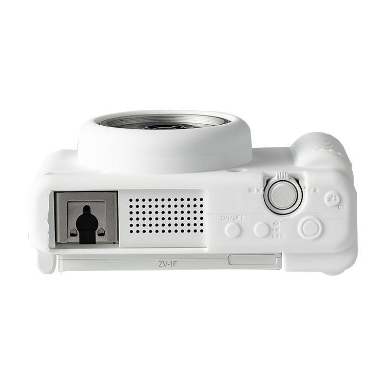 For Sony ZV-1F / ZV1 M2 Soft Silicone Protective Case(White)