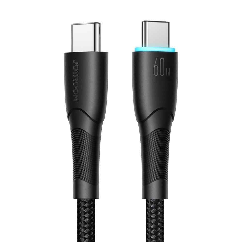 Uniqbuy For JOYROOM SA32-CC3 Starry Series 60W USB-C / Type-C to USB-C / Type-C Fast Charging Data Cable, Length:1m(Black)